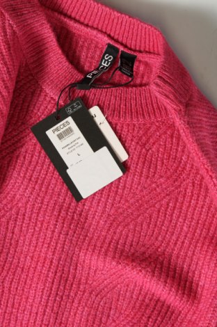 Дамски пуловер Pieces, Размер L, Цвят Розов, Цена 33,48 лв.
