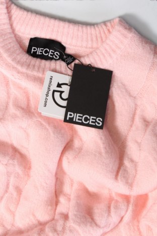 Γυναικείο πουλόβερ Pieces, Μέγεθος M, Χρώμα Ρόζ , Τιμή 18,22 €