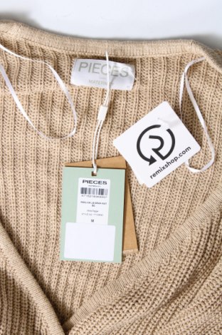 Damenpullover Pieces, Größe M, Farbe Beige, Preis 17,99 €