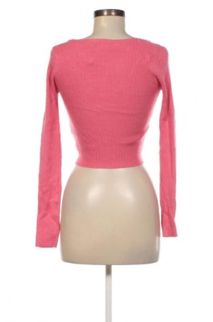 Дамски пуловер Pull&Bear, Размер M, Цвят Розов, Цена 15,08 лв.