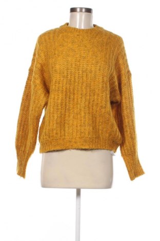 Дамски пуловер Pull&Bear, Размер S, Цвят Жълт, Цена 15,08 лв.
