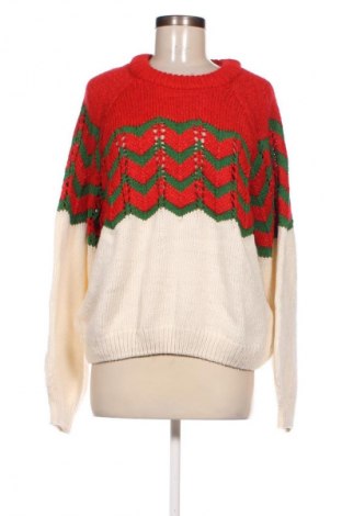 Дамски пуловер Pull&Bear, Размер L, Цвят Многоцветен, Цена 15,95 лв.