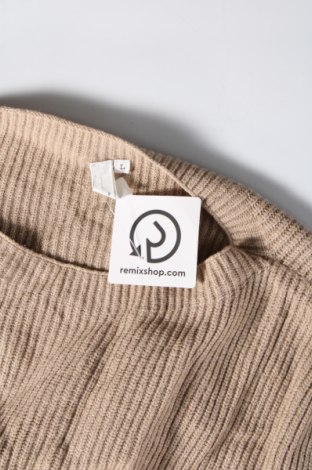 Damski sweter Q/S by S.Oliver, Rozmiar L, Kolor Beżowy, Cena 68,19 zł