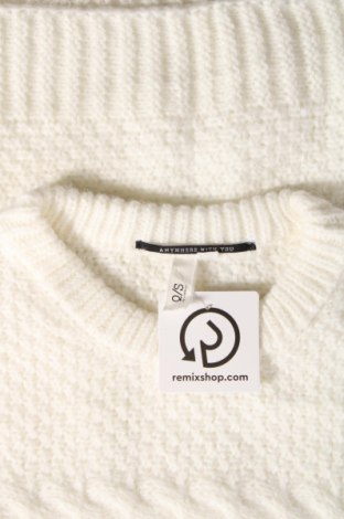 Γυναικείο πουλόβερ Q/S by S.Oliver, Μέγεθος M, Χρώμα Λευκό, Τιμή 13,19 €