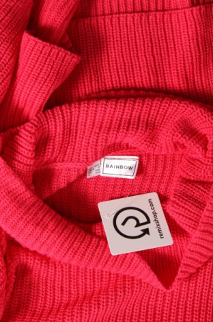 Дамски пуловер Rainbow, Размер L, Цвят Розов, Цена 15,95 лв.