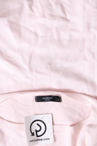 Дамски пуловер Reserved, Размер S, Цвят Розов, Цена 17,40 лв.