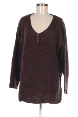 Γυναικείο πουλόβερ Roaman`s, Μέγεθος XL, Χρώμα Καφέ, Τιμή 11,12 €
