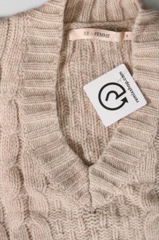 Γυναικείο πουλόβερ Rue de Femme, Μέγεθος S, Χρώμα  Μπέζ, Τιμή 21,09 €