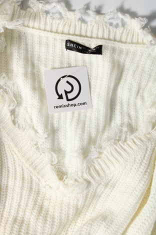 Дамски пуловер SHEIN, Размер L, Цвят Екрю, Цена 15,95 лв.