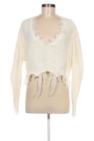 Γυναικείο πουλόβερ SHEIN, Μέγεθος L, Χρώμα Εκρού, Τιμή 9,33 €