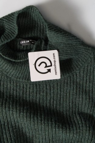Дамски пуловер SHEIN, Размер L, Цвят Зелен, Цена 15,08 лв.