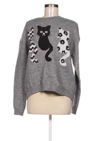 Дамски пуловер SHEIN, Размер L, Цвят Сив, Цена 15,08 лв.