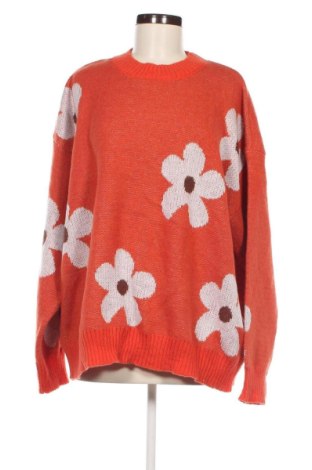 Дамски пуловер SHEIN, Размер 3XL, Цвят Червен, Цена 21,75 лв.