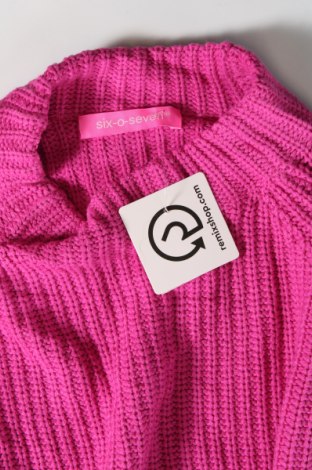 Дамски пуловер Six-O-Seven, Размер S, Цвят Розов, Цена 40,30 лв.