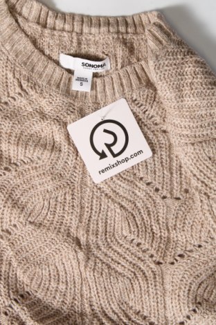 Γυναικείο πουλόβερ Sonoma, Μέγεθος S, Χρώμα  Μπέζ, Τιμή 9,87 €