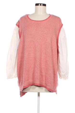 Γυναικείο πουλόβερ Terra & Sky, Μέγεθος 3XL, Χρώμα Ρόζ , Τιμή 13,46 €