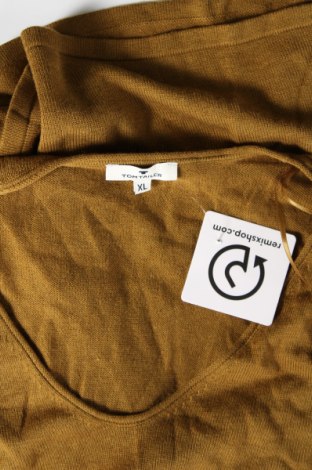 Дамски пуловер Tom Tailor, Размер XL, Цвят Зелен, Цена 26,65 лв.