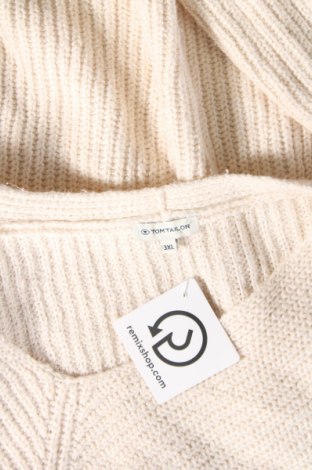 Дамски пуловер Tom Tailor, Размер 3XL, Цвят Бежов, Цена 30,75 лв.