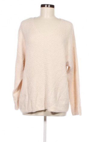 Γυναικείο πουλόβερ Tom Tailor, Μέγεθος 3XL, Χρώμα  Μπέζ, Τιμή 17,75 €