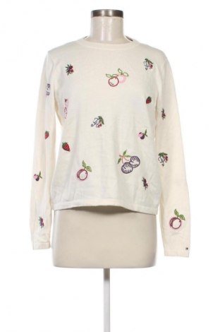 Γυναικείο πουλόβερ Tommy Hilfiger, Μέγεθος L, Χρώμα Εκρού, Τιμή 50,57 €