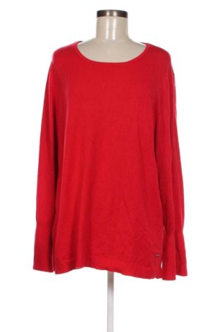 Дамски пуловер Triangle By s.Oliver, Размер XXL, Цвят Червен, Цена 65,10 лв.
