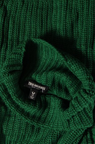 Γυναικείο πουλόβερ True Religion, Μέγεθος S, Χρώμα Πράσινο, Τιμή 24,93 €