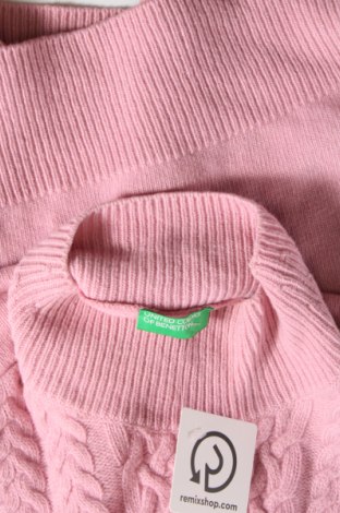 Pulover de femei United Colors Of Benetton, Mărime M, Culoare Roz, Preț 74,18 Lei