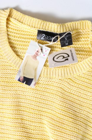 Damski sweter Up 2 Fashion, Rozmiar S, Kolor Żółty, Cena 67,77 zł