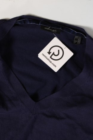 Дамски пуловер Woman By Tchibo, Размер XXL, Цвят Син, Цена 20,30 лв.