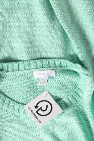 Дамски пуловер Woman By Tchibo, Размер M, Цвят Син, Цена 15,95 лв.