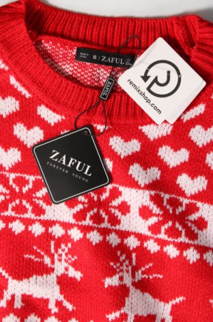 Γυναικείο πουλόβερ Zaful, Μέγεθος S, Χρώμα Κόκκινο, Τιμή 15,65 €
