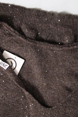 Damenpullover Zara, Größe L, Farbe Grau, Preis 10,33 €