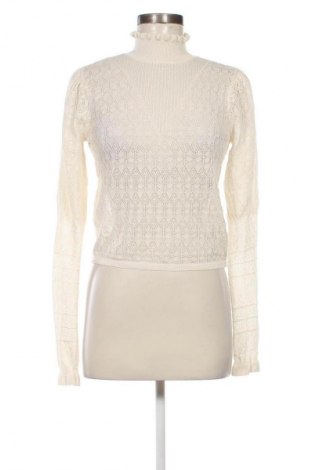 Дамски пуловер Zara, Размер M, Цвят Екрю, Цена 14,04 лв.
