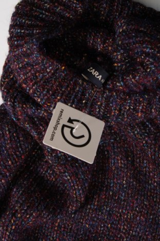 Дамски пуловер Zara, Размер M, Цвят Многоцветен, Цена 14,85 лв.