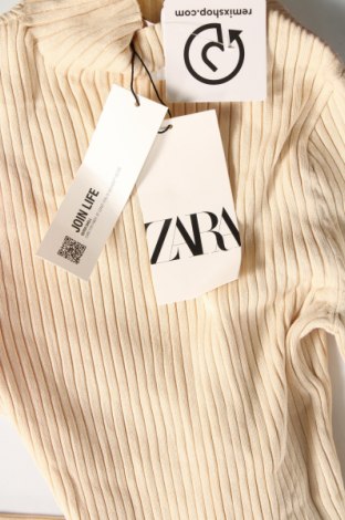 Pulover de femei Zara, Mărime S, Culoare Ecru, Preț 112,17 Lei