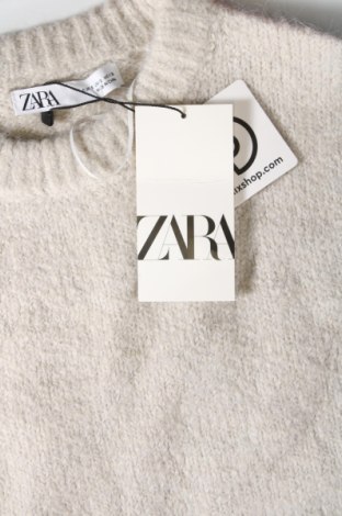 Дамски пуловер Zara, Размер S, Цвят Сив, Цена 34,10 лв.