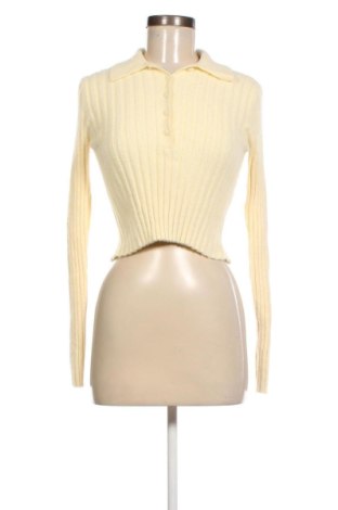 Дамски пуловер Zara, Размер S, Цвят Екрю, Цена 34,10 лв.