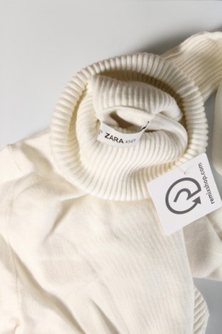 Pulover de femei Zara Knitwear, Mărime S, Culoare Alb, Preț 46,19 Lei