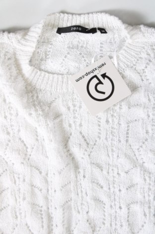 Дамски пуловер Zero, Размер M, Цвят Бял, Цена 18,45 лв.