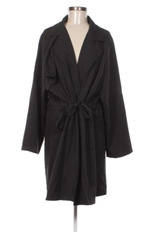 Дамски шлифер SHEIN, Размер 4XL, Цвят Черен, Цена 48,00 лв.