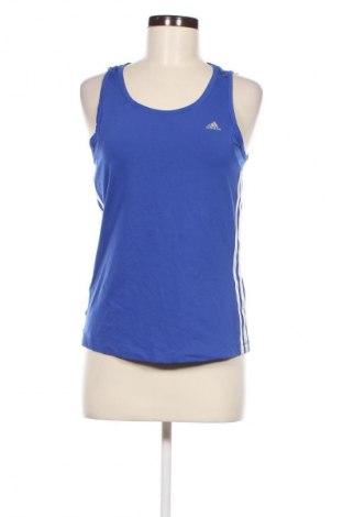 Γυναίκειο αθλητικό τοπ Adidas, Μέγεθος M, Χρώμα Μπλέ, Τιμή 21,03 €