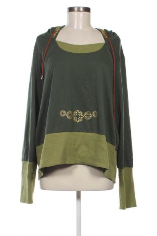 Γυναικείο φούτερ, Μέγεθος 5XL, Χρώμα Πράσινο, Τιμή 17,94 €
