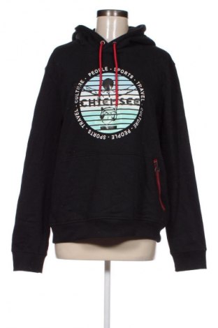 Damen Sweatshirt Chiemsee, Größe L, Farbe Schwarz, Preis 35,60 €