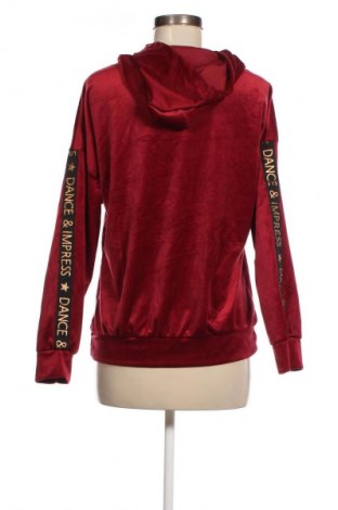 Γυναικείο φούτερ Made In Italy, Μέγεθος M, Χρώμα Κόκκινο, Τιμή 8,97 €