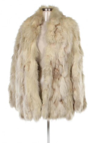 Дамско кожено палто, Размер M, Цвят Бежов, Цена 164,22 лв.