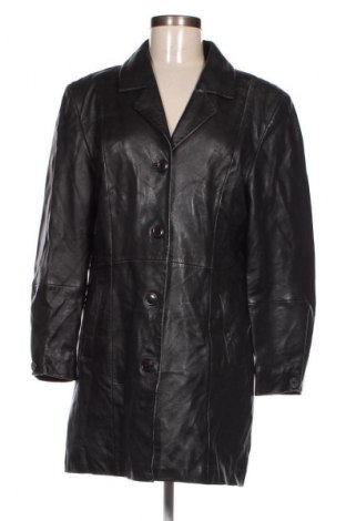 Δερμάτινο γυναικείο παλτό Barisal, Μέγεθος L, Χρώμα Μαύρο, Τιμή 66,34 €