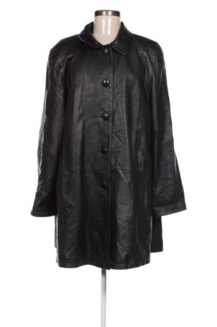 Palton din piele pentru damă Fabiani, Mărime XL, Culoare Negru, Preț 352,79 Lei