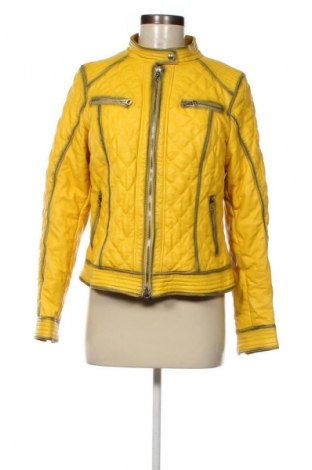 Dámska kožená bunda , Veľkosť S, Farba Žltá, Cena  30,34 €