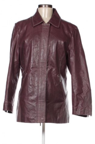Dámska kožená bunda , Veľkosť L, Farba Fialová, Cena  45,50 €