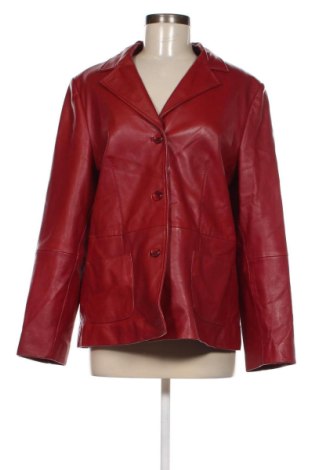 Dámská kožená bunda , Velikost L, Barva Červená, Cena  1 280,00 Kč